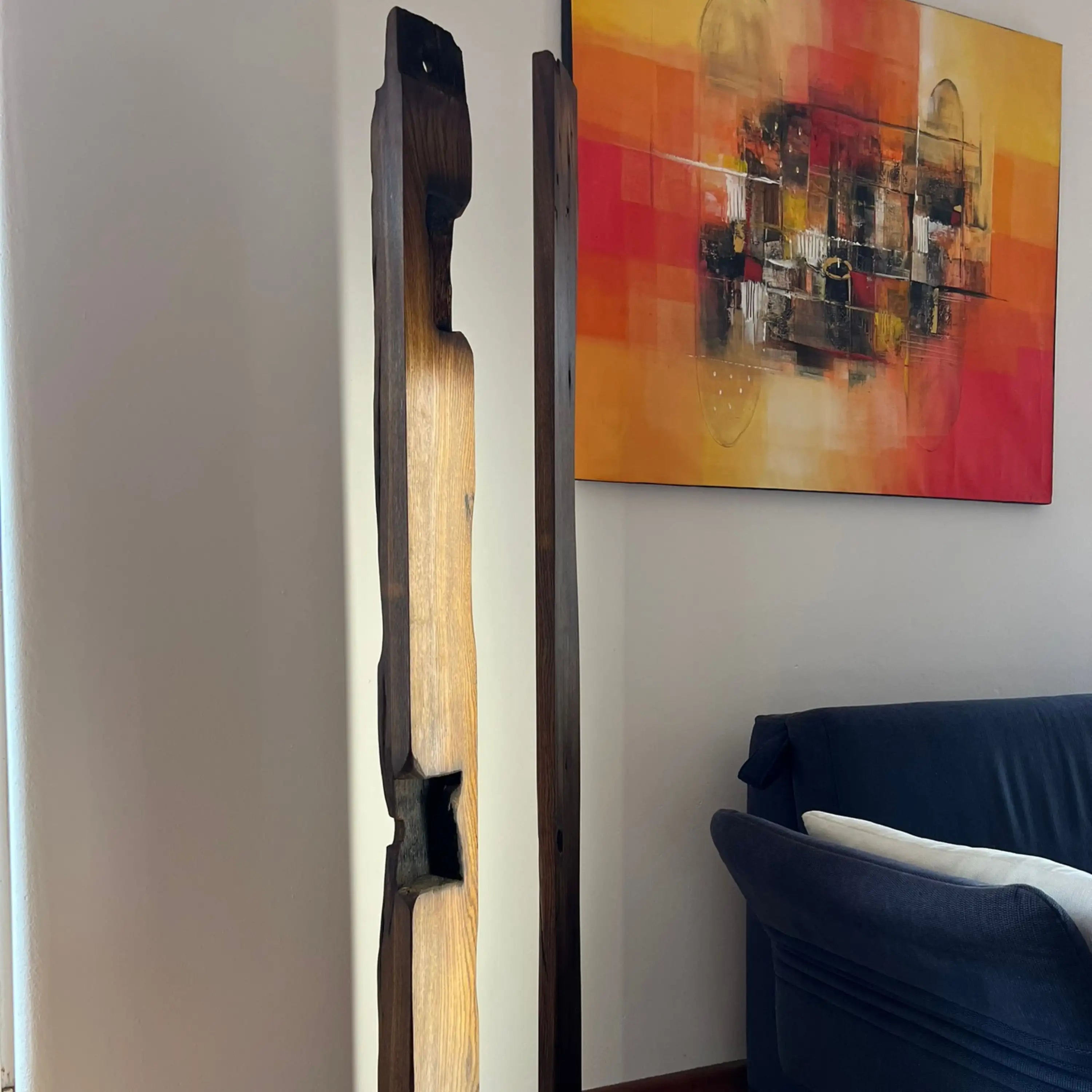 Vintage-Charme für Ihr Wohnambiente: Unsere rustikale Balkenlampe.