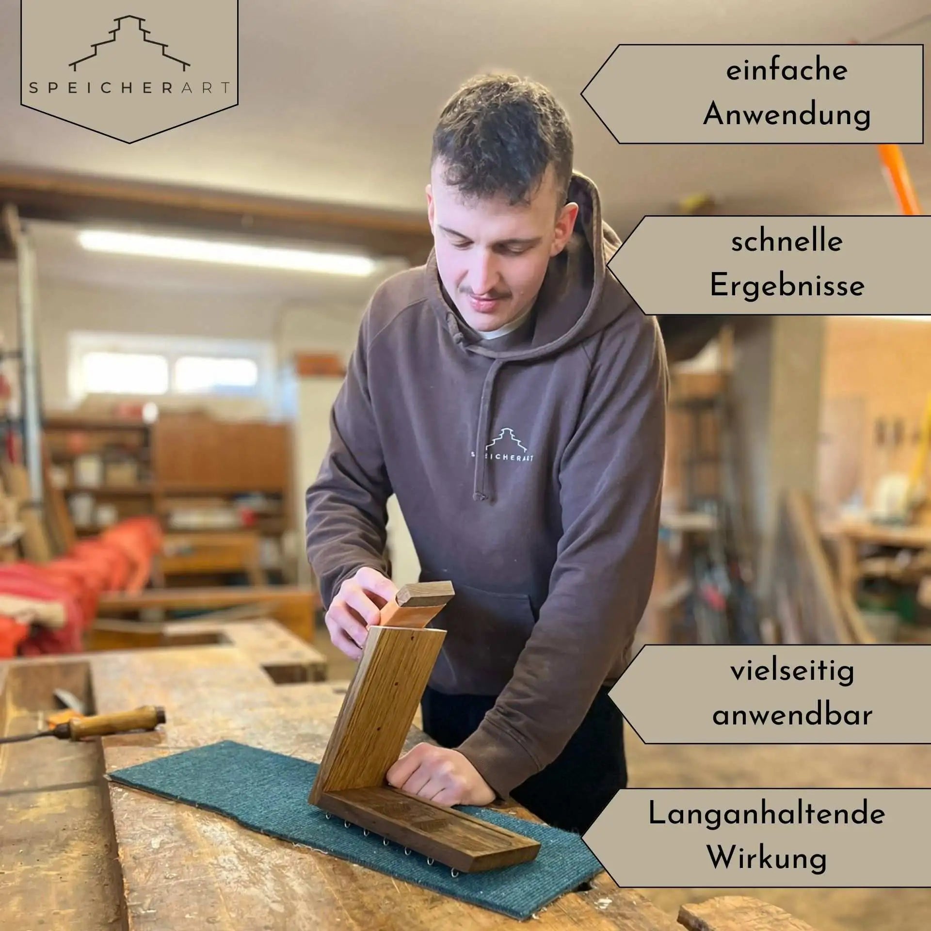 Schützt vor Austrocknung: Holzöl Ameno bewahrt das Holz vor Austrocknung, für langanhaltende Schönheit.