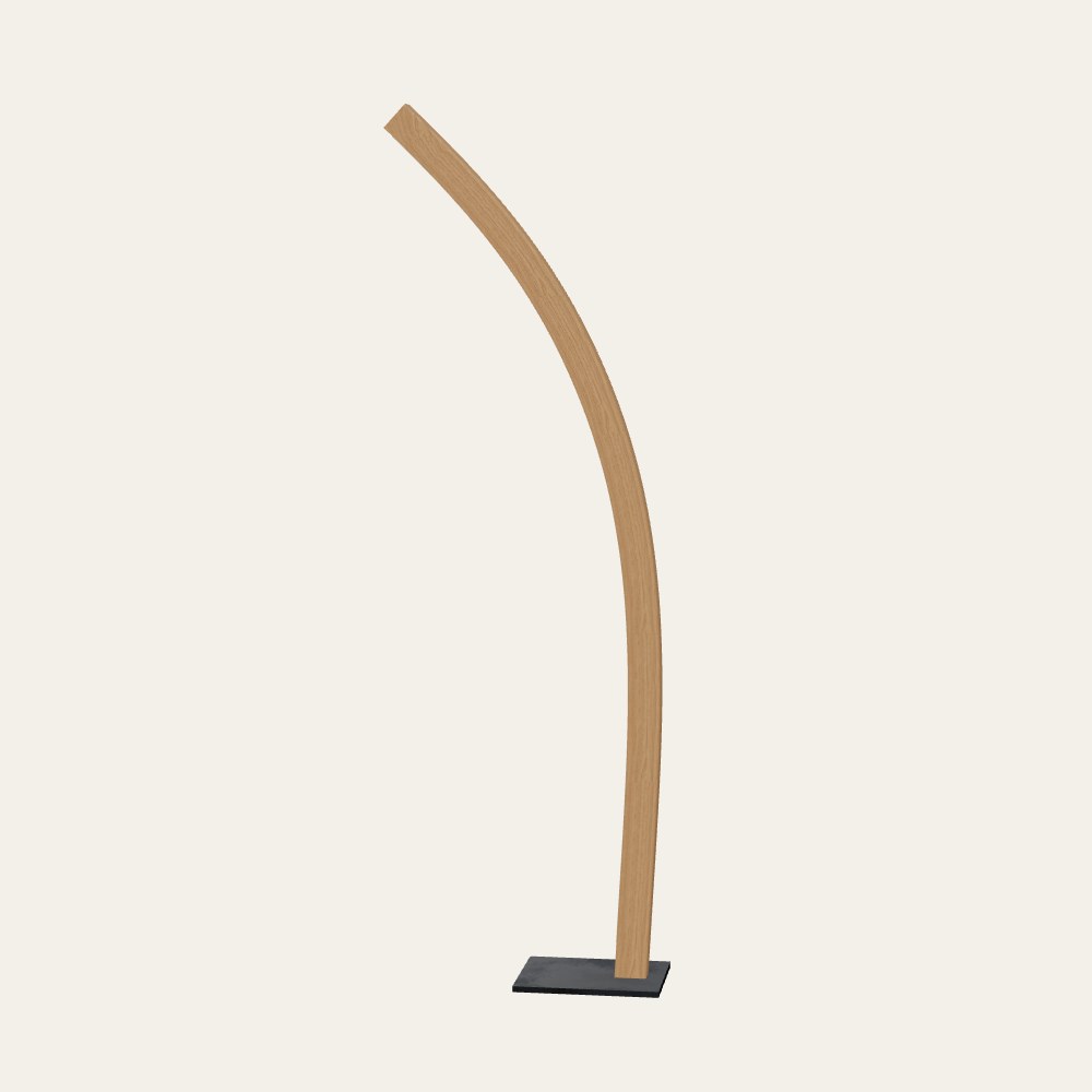 Solara · Eiche · 150 cm · Fuß Rohstahl