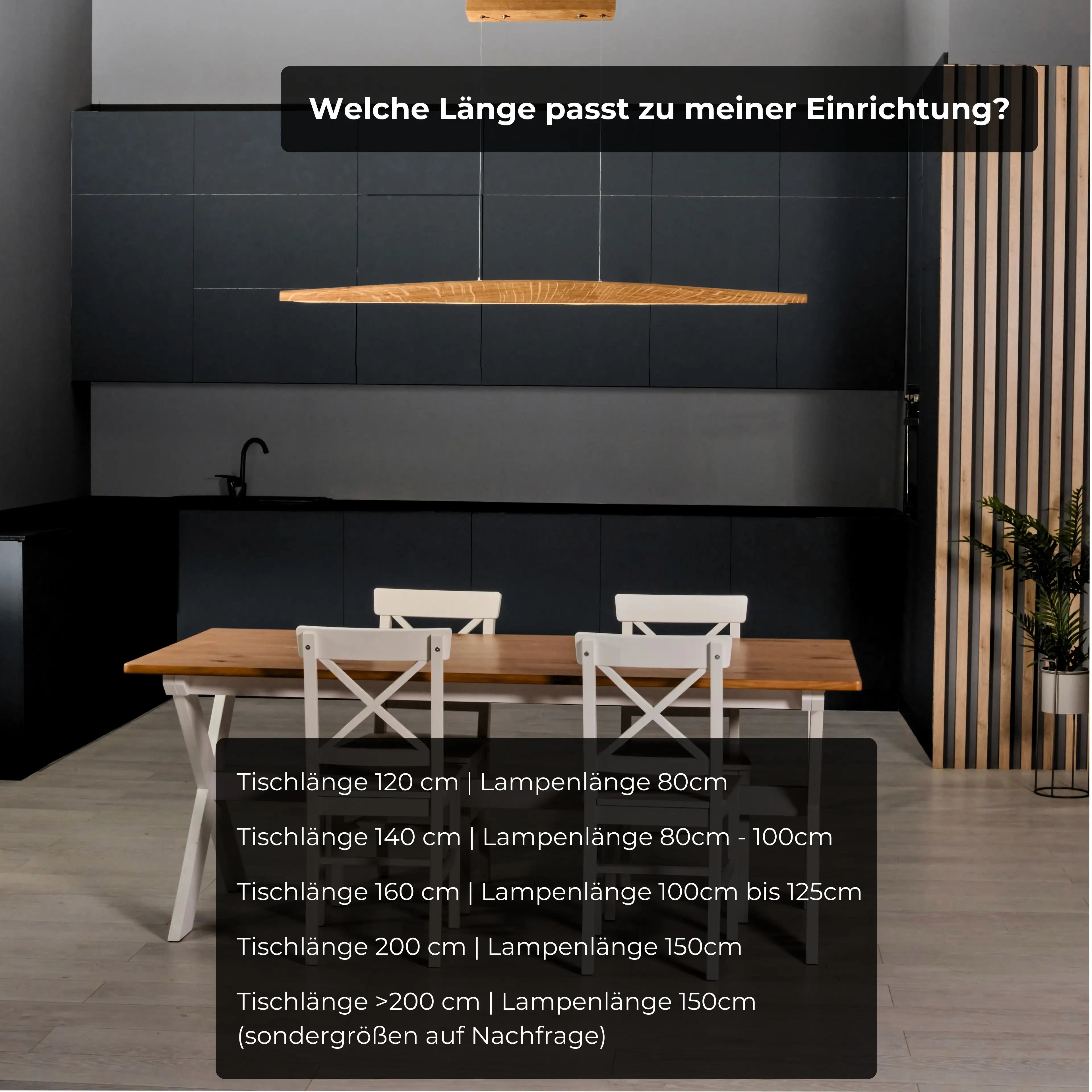 Naturholz-Pendellampe mit stilvoller Seilaufhängung, stufenlos dimmbar & per App steuerbar.