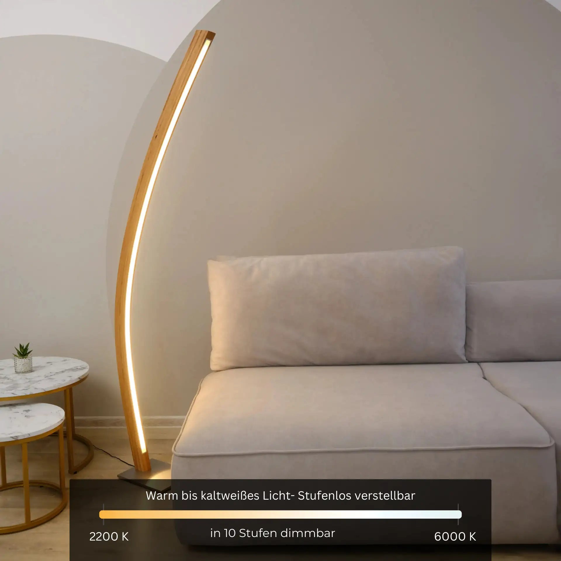 Lumenanzahl der Stehleuchte Candor