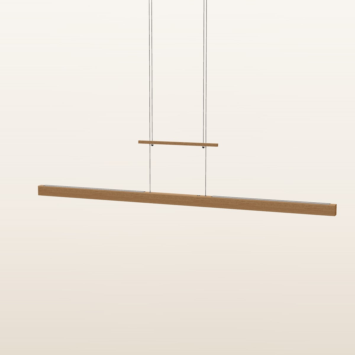 SpeicherArt Konfiguration: Tara · Eiche · 170 cm · Wandfernbedienung · Abhängung über der Leuchte · Uplight außen