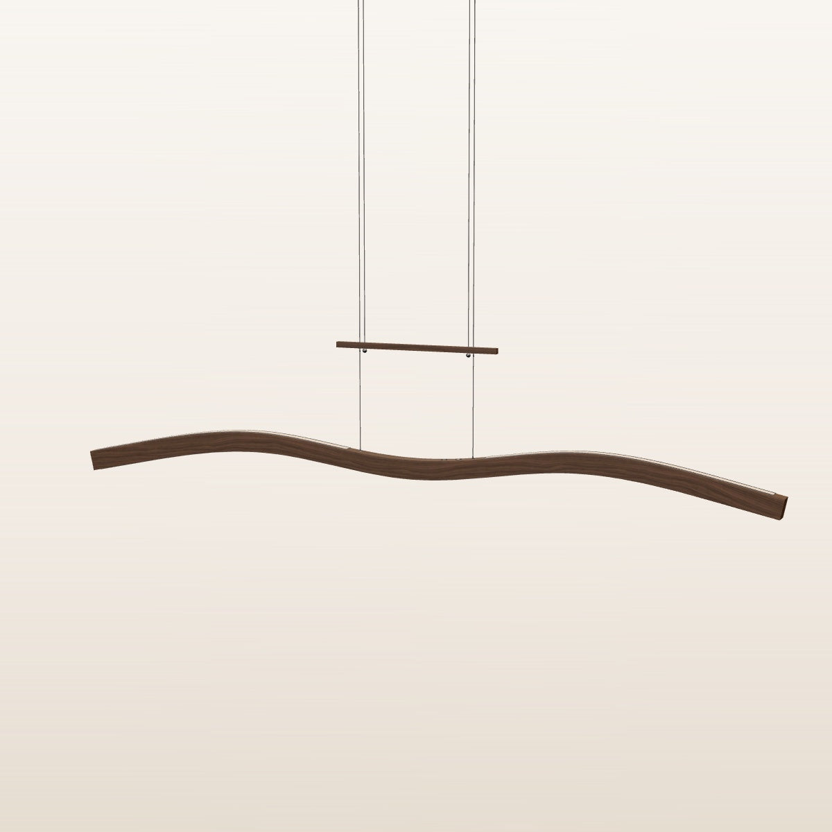SpeicherArt Konfiguration: Mila · Walnuss · 195 cm · Smart Home · Wandfernbedienung · Dimmknopf · Abhängung über der Leuchte · Uplight außen