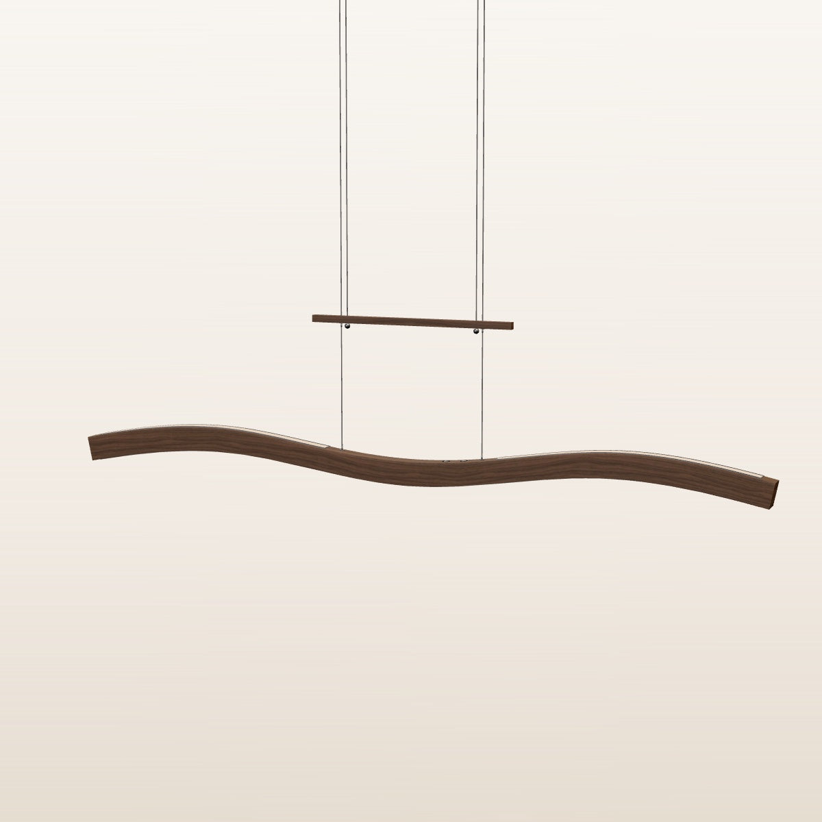 SpeicherArt Konfiguration: Mila · Walnuss · 155 cm · Smart Home · Dimmknopf · Wandfernbedienung · Abhängung über der Leuchte · Uplight außen