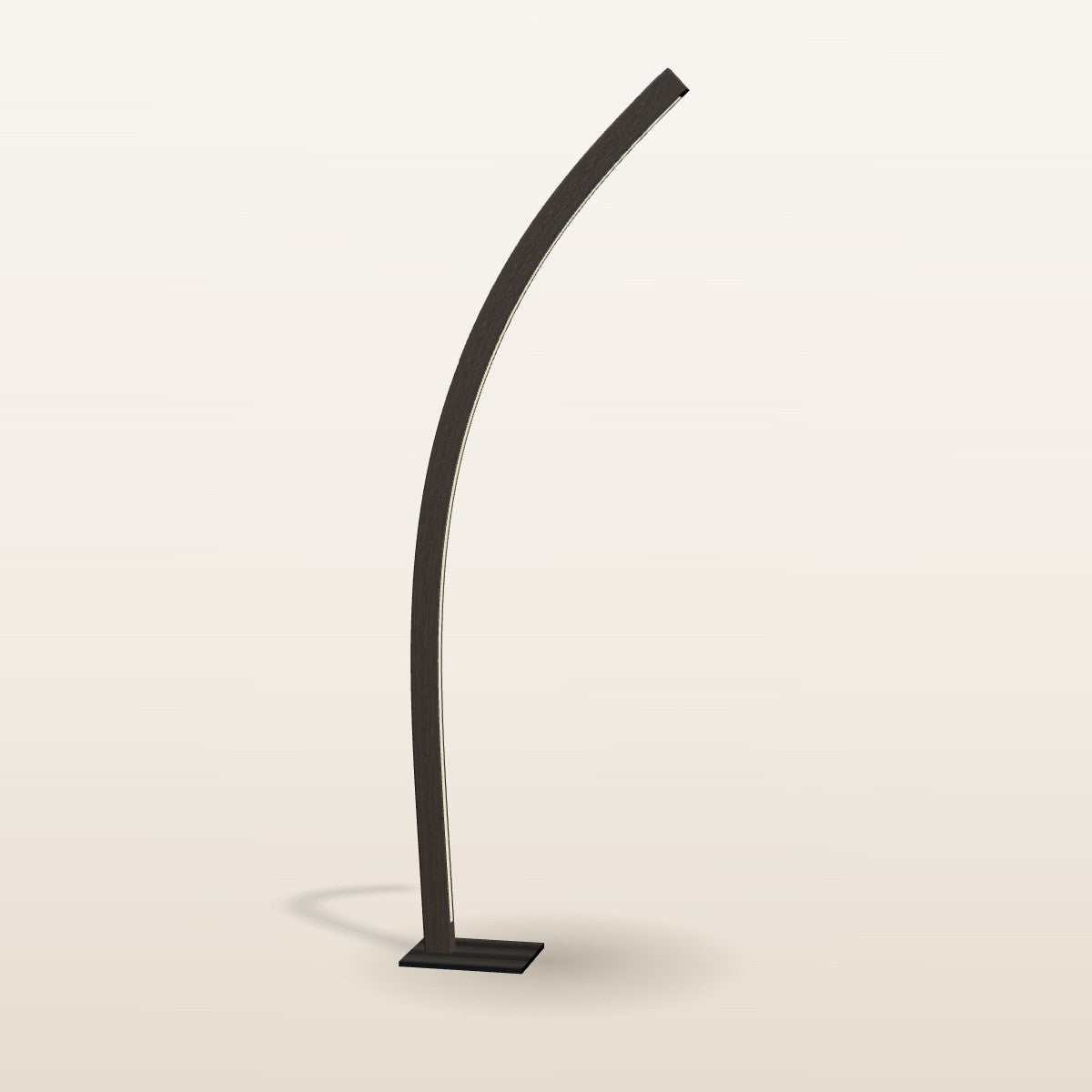 SpeicherArt Konfiguration: Solara · Räuchereiche · 175 cm · Fuß Edelstahl · Dimmknopf · Backlight