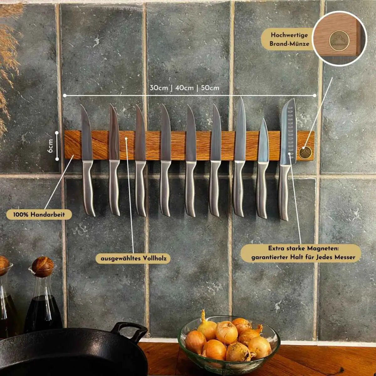 Oskar: Dein magnetischer Messerhalter für stilvolle Küchenorganisation.