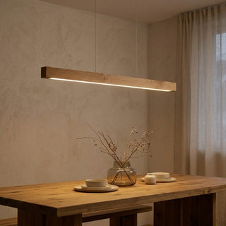 Designer Pendelleuchte aus Massivholz, LED-Pendelleuchte - Tara