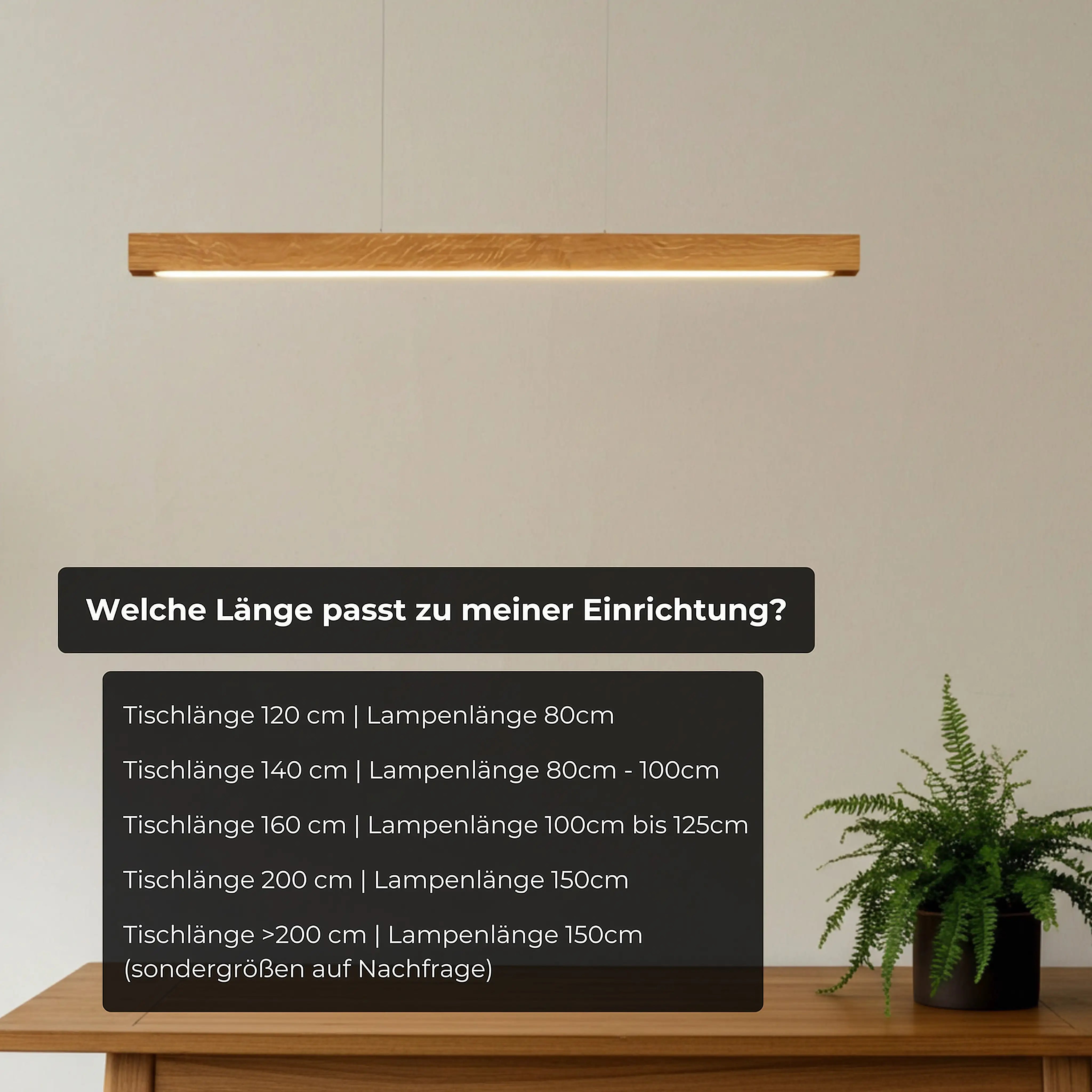 Pendelleuchte aus Echtholz – Unikat mit dimmbarer LED-Technik und Smart-Home-Funktion
