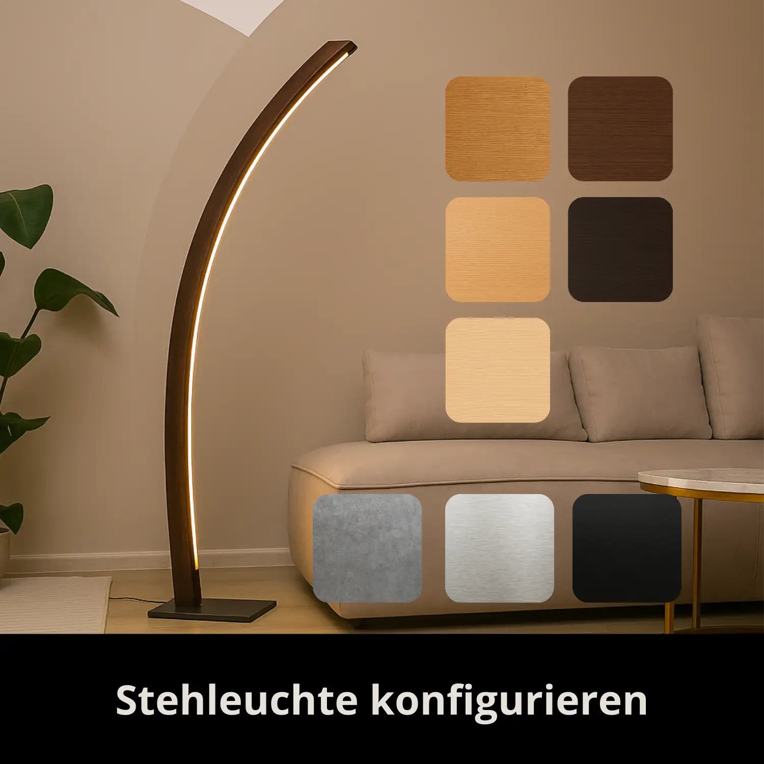 Stehleuchte (konfigurierbar)