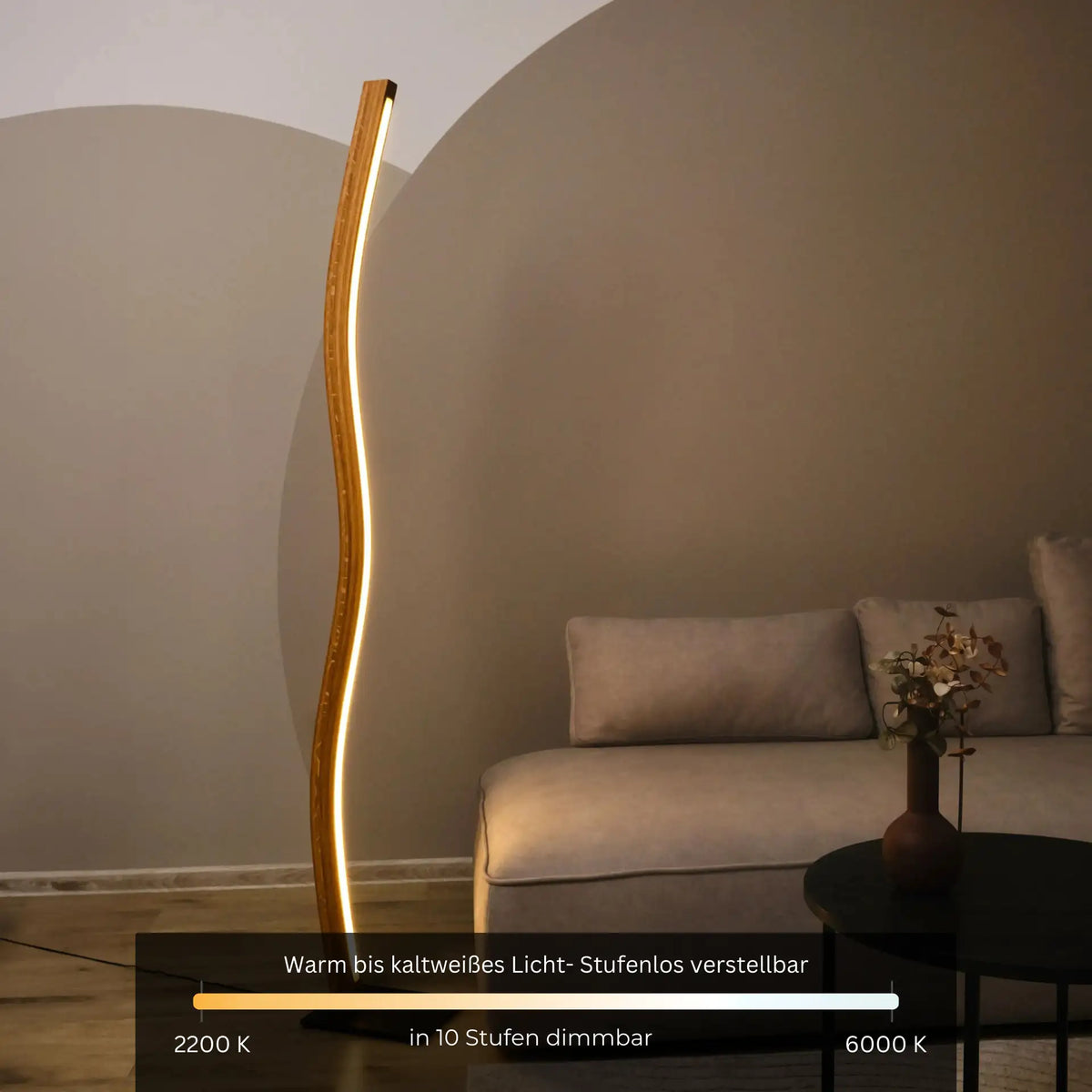 Your light by remote control, from cosy to bright – Nivara