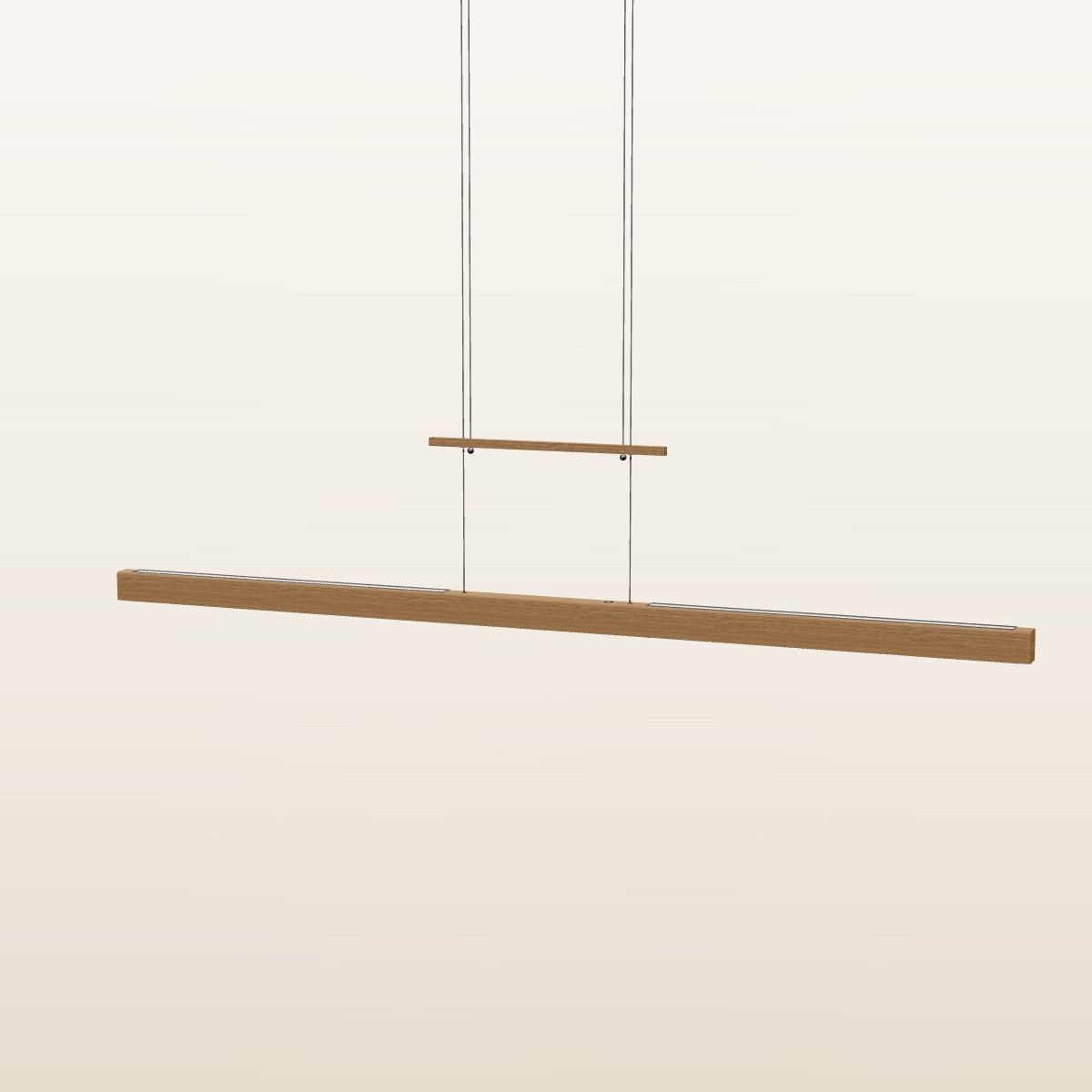 SpeicherArt Konfiguration: Tara · Eiche · 175 cm · Wandfernbedienung · Abhängung über der Leuchte · Uplight außen