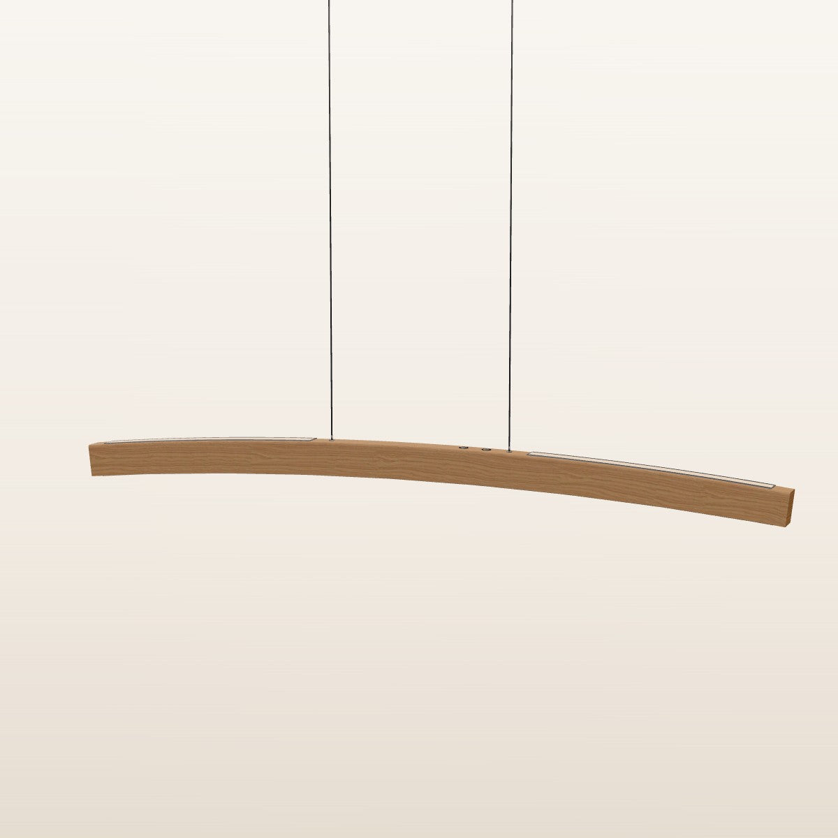 SpeicherArt Konfiguration: Novara · Eiche · 125 cm · Dimmknopf · Wandfernbedienung · Uplight außen