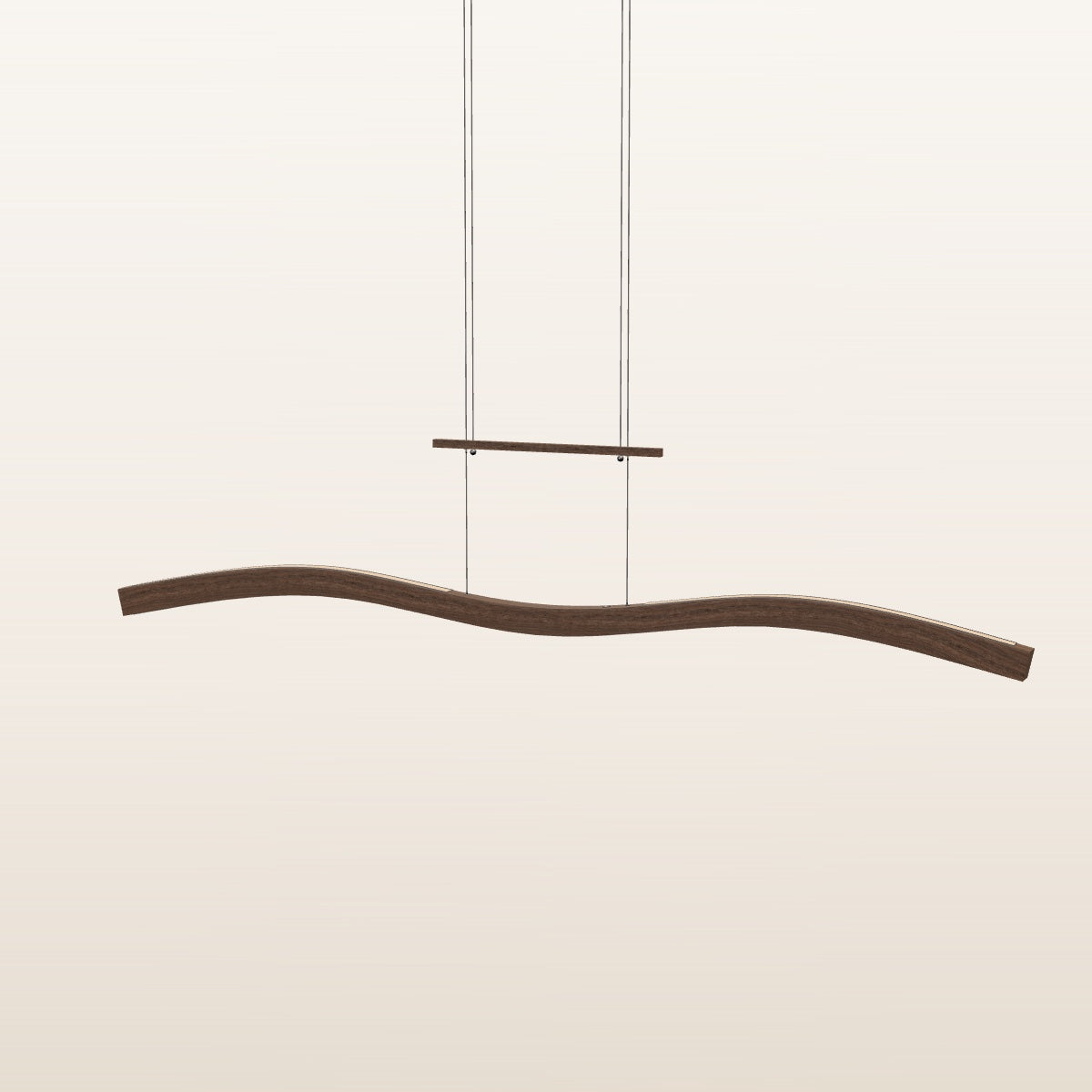 SpeicherArt Konfiguration: Mila · Walnuss · 180 cm · Smart Home · Wandfernbedienung · Abhängung über der Leuchte · Uplight außen