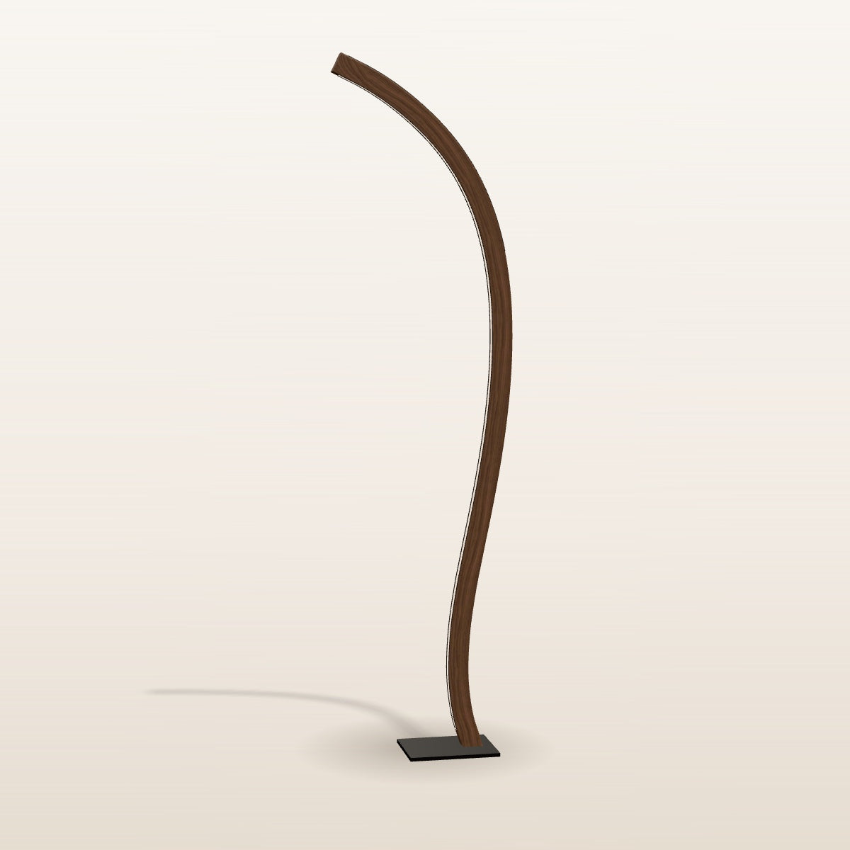 SpeicherArt Konfiguration: Fulgor · Walnuss · 190 cm · Fuß Edelstahl · Smart Home · Backlight