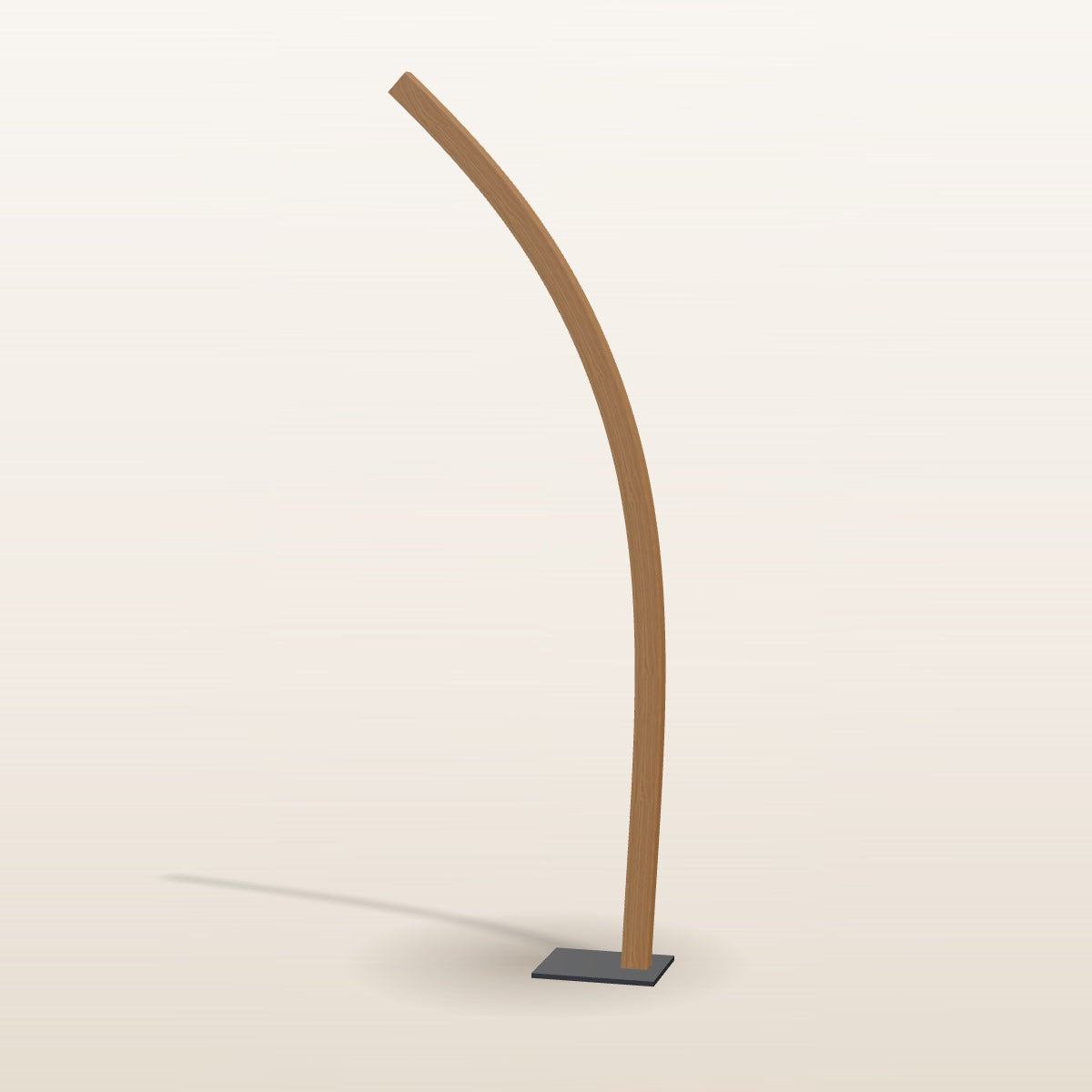 SpeicherArt Konfiguration: Solara · Eiche · 180 cm · Fuß Rohstahl · Wandfernbedienung