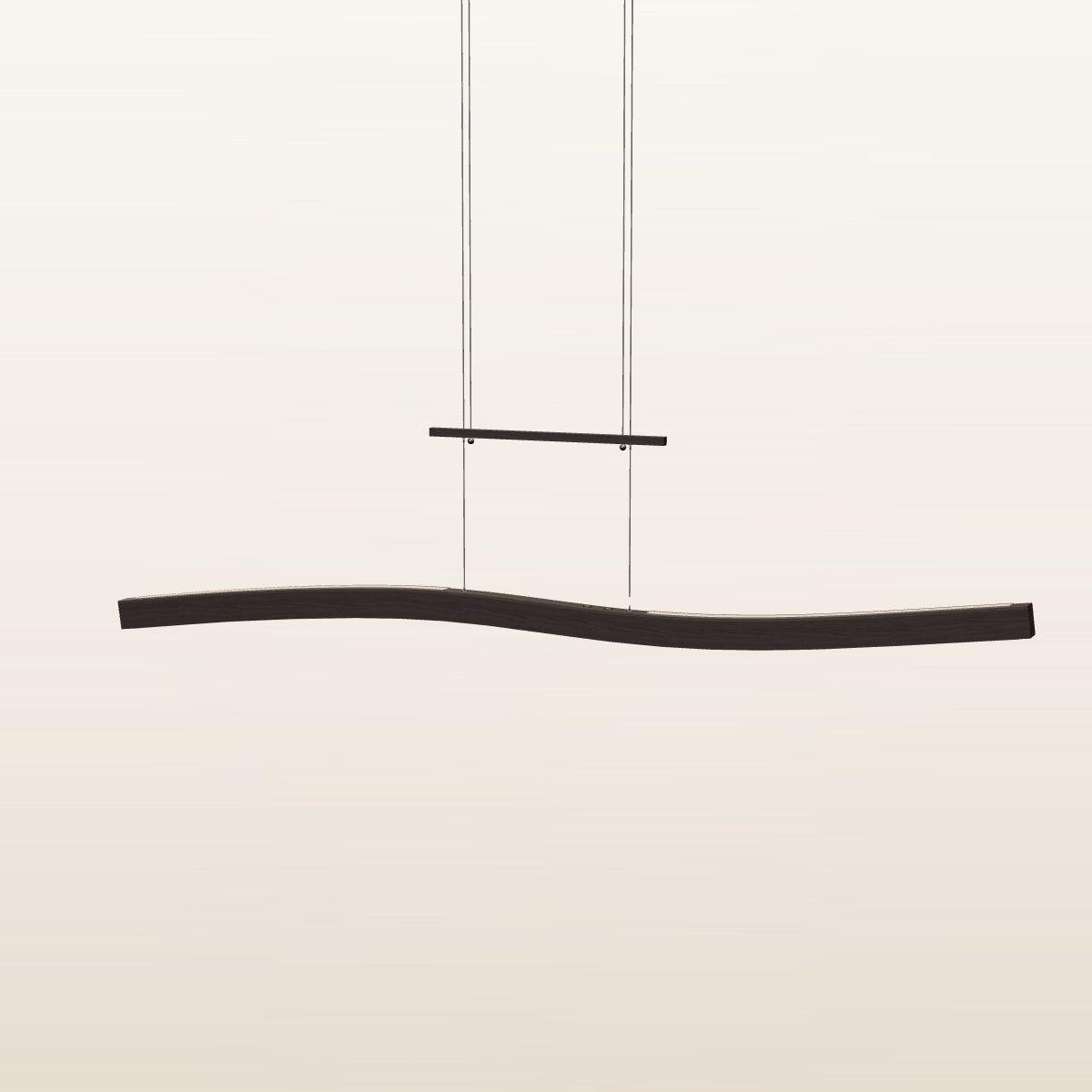 SpeicherArt Konfiguration: Lyra · Räuchereiche · 175 cm · Wandfernbedienung · Dimmknopf · Smart Home · Abhängung über der Leuchte · Uplight außen