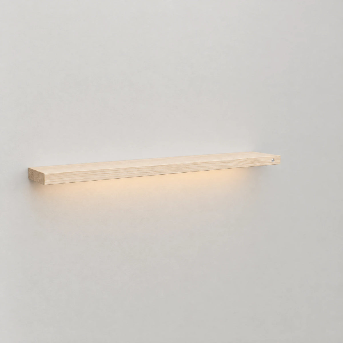 Levia Wandboard in Esche mit LED-Licht #Holzart_Variante